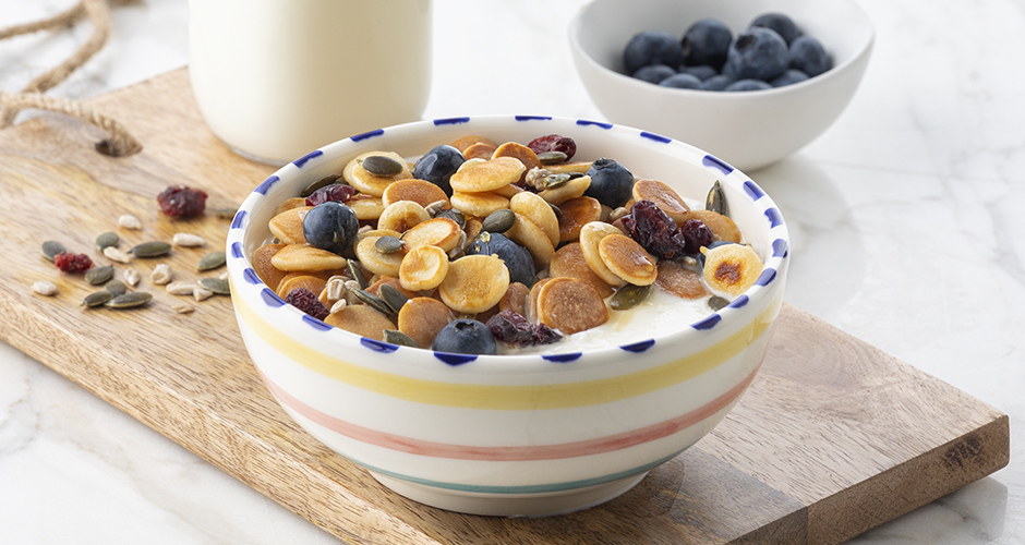 Cereal pancakes Άκης Πετρετζίκης